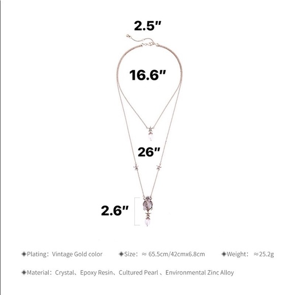 DOUBLE-WRAP BEETLE NECKLACE - Picture 4 of 8